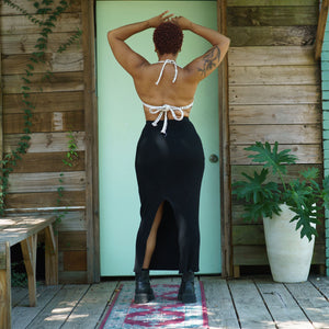 Mud Cloth Triangle Top