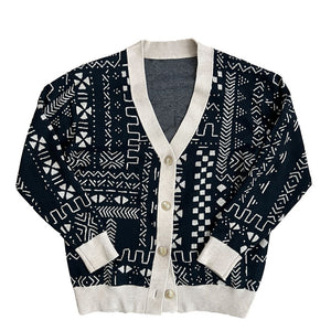 
            
                Load image into Gallery viewer, Mudcloth Knitted Cardigan
            
        