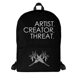 Artist.Creator.Threat. Backpack