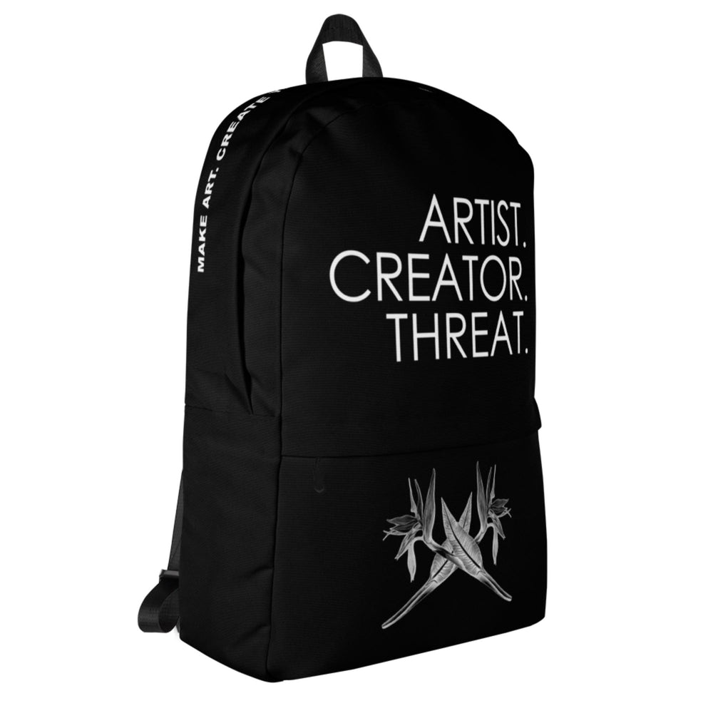 Artist.Creator.Threat. Backpack