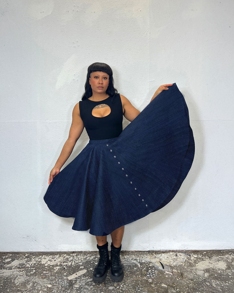 Oracle Denim Skirt – Denisio Truitt