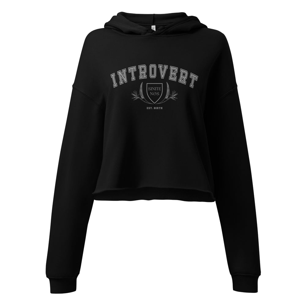 
            
                Load image into Gallery viewer, Introvert Crop Hoodie
            
        