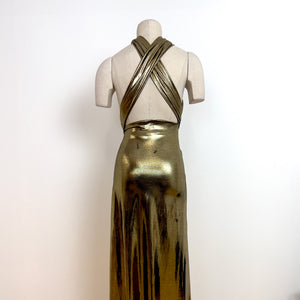 Zane Liquid Metal Dress