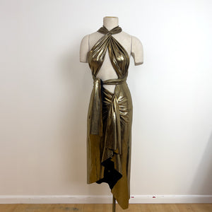 Zane Liquid Metal Dress