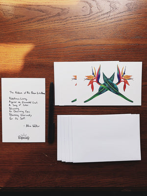 Bird of Paradise Note Card Pack