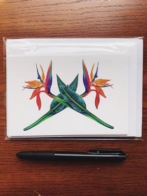 Bird of Paradise Note Card Pack