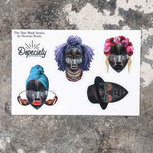 
            
                Load image into Gallery viewer, Dan Mask Series Sticker Sheet
            
        