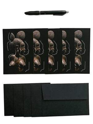 EBONY FULA BUST, Note Card Pack