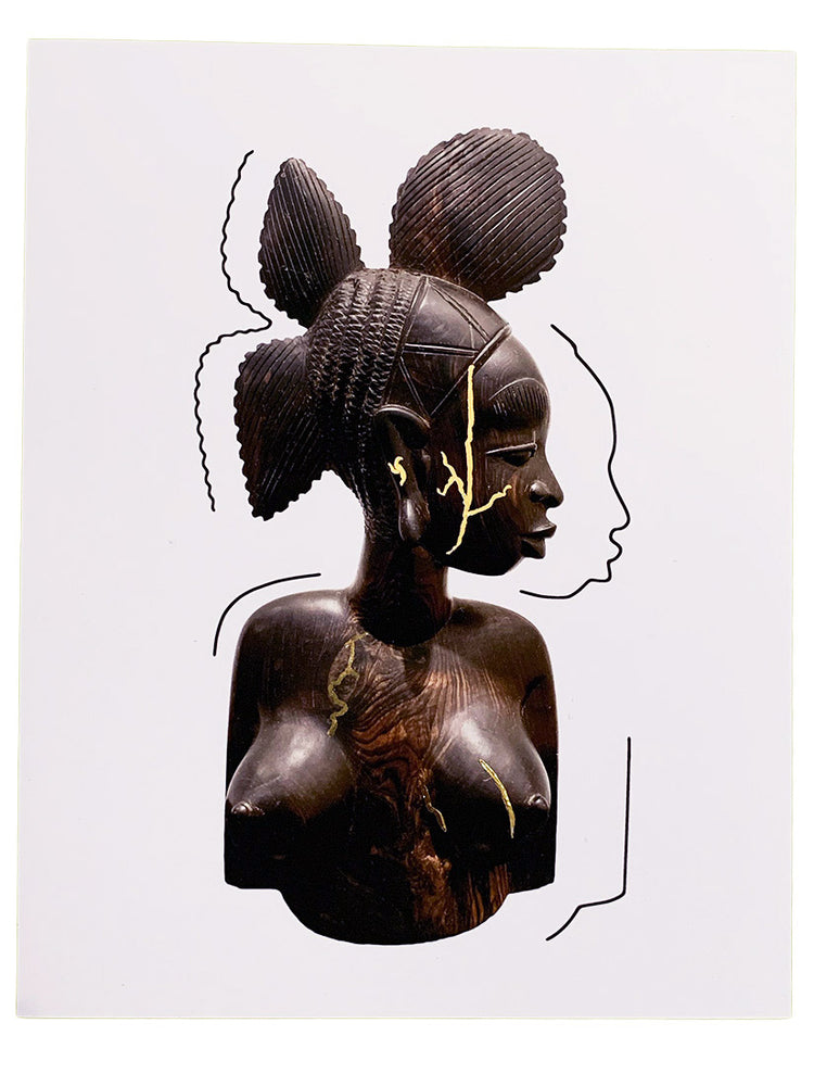 Ebony Fula Bust, limited edition print